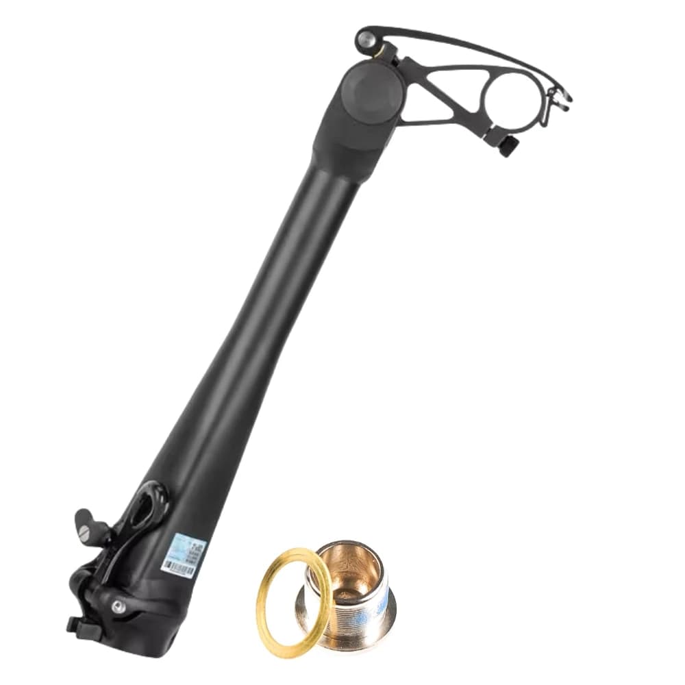 Chooee Riser per attacco manubrio bici pieghevole per bicicletta a ruota piccola ​ ​ Attacco manubrio di estensione angolare regolabile Dahon SP8 412