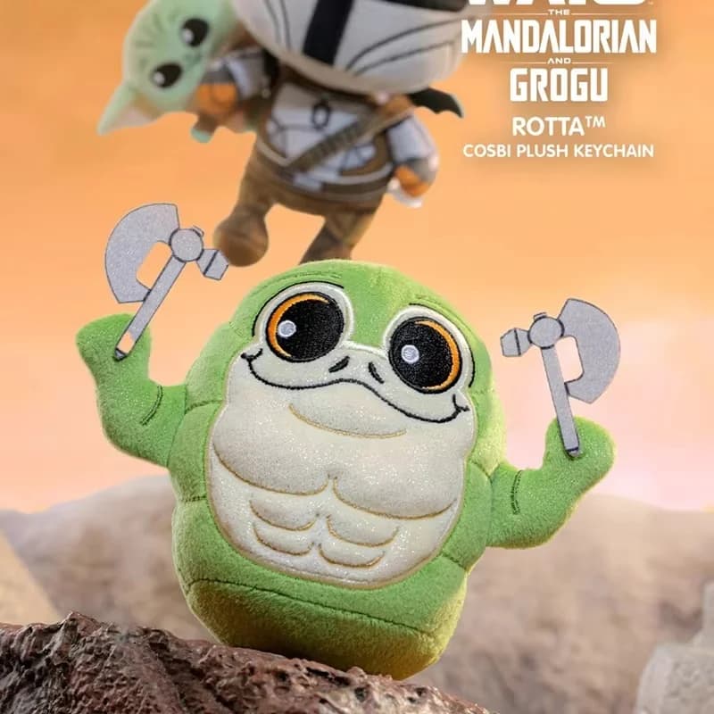 Star Wars The Mandalorian e Grogu Cosbi Portachiavi Blind Box, Bambola Carina da Collezione, Giocattolo Misterioso, Regalo di Compleanno per i Fan