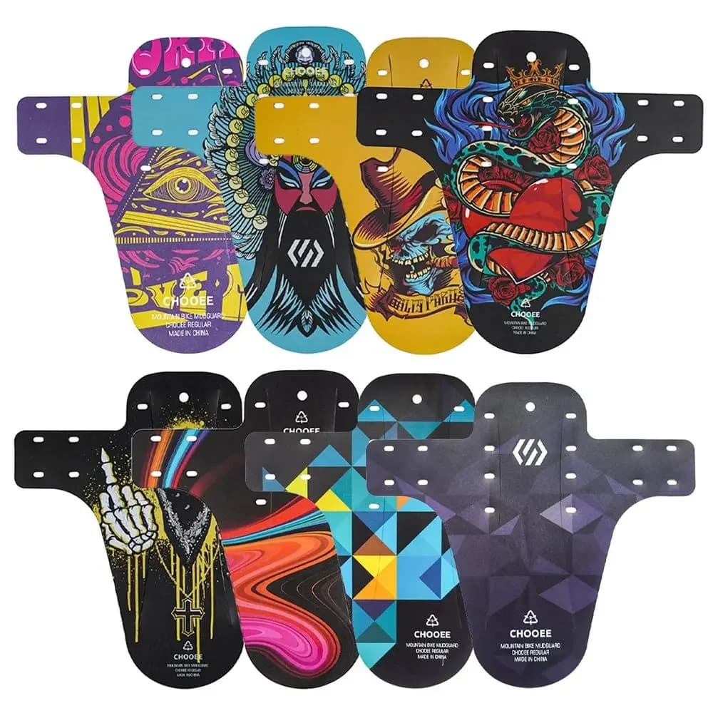 With Cable Ties Bicycle Parts MTB Bike Fender Bicycle Saddle Fender Front/Rear Bike Fender Bicycle Fenders Mudguard Fenders