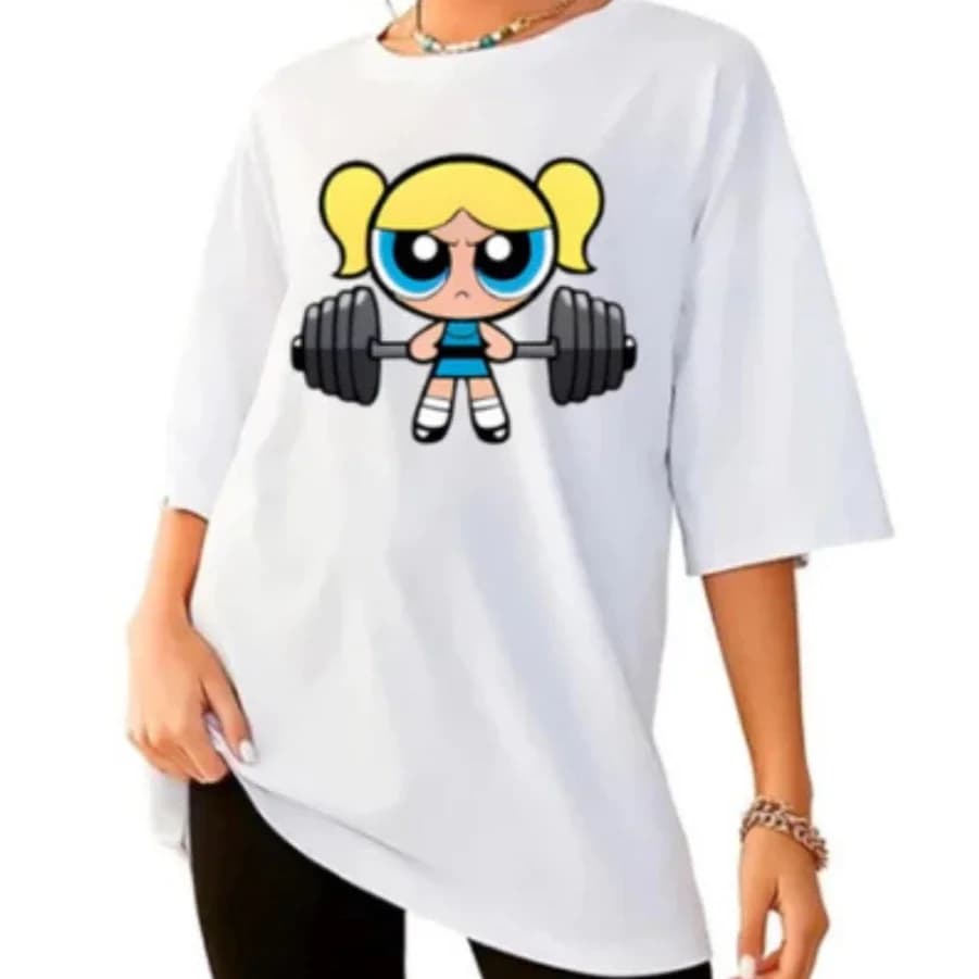 T-shirt da allenamento per camicetta super potente da ragazza T-shirt da donna T-shirt da palestra per palestra Academy