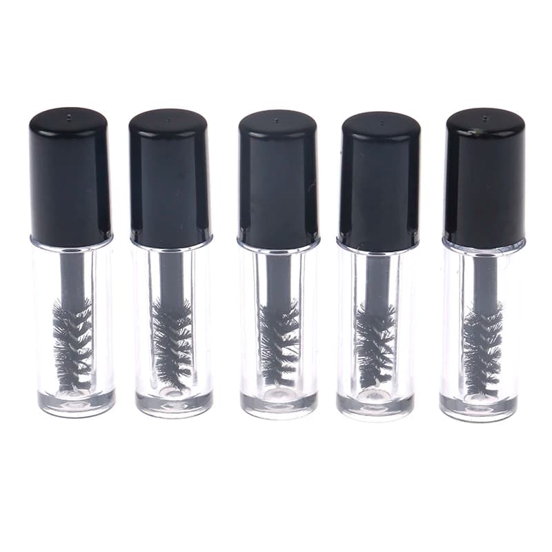 New empty bottles for mascara and containers for mascara from 0.8 ml, reproducible, for liquids.