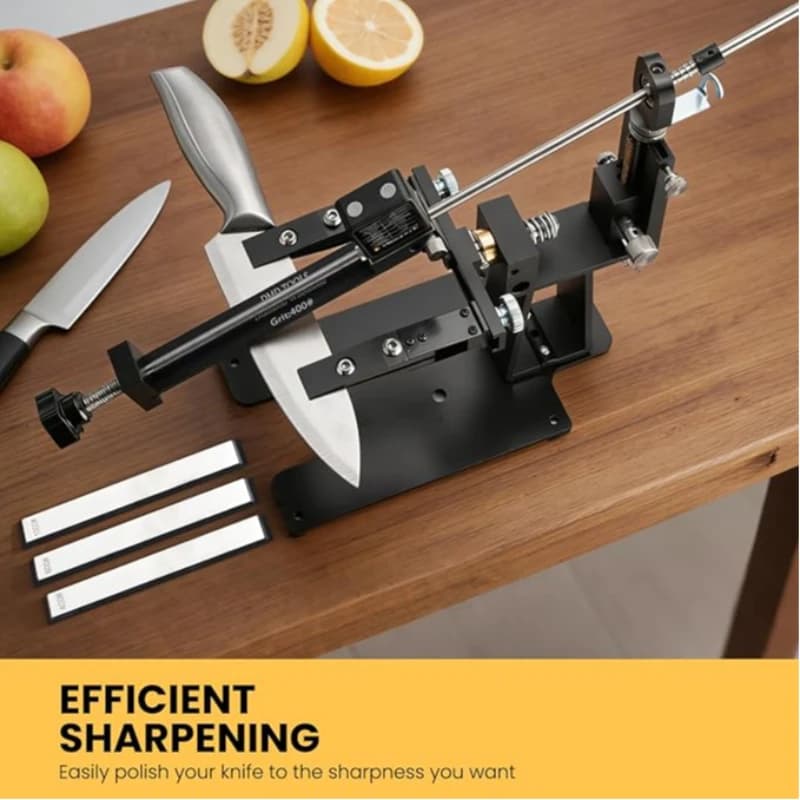 Rieci Professional Fixed Angle Knife Sharpener Diamond Sharpening Stone Kitchen Knife Sharpening Blades Auxiliary Tool System