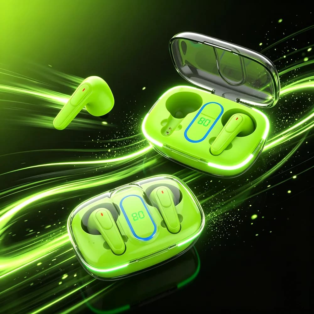 TWS Wireless Earphone Bluetooth 5.3 Headphones Sport Gaming Headsets Noise Reduction Earbuds Bass Touch Control for allphone