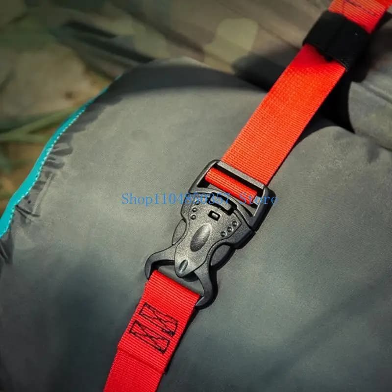 652F 2 pezzi cinturino con fibbia in nylon cinturino per ciglia per bagagli cinturino per cintura