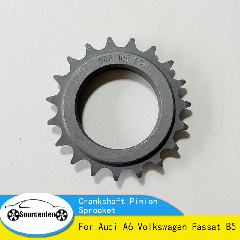 06A105209D 06B105263F New Timing Belt Chain Pulley Crankshaft Pinion Sprocket For Audi A6 Volkswagen Passat B5