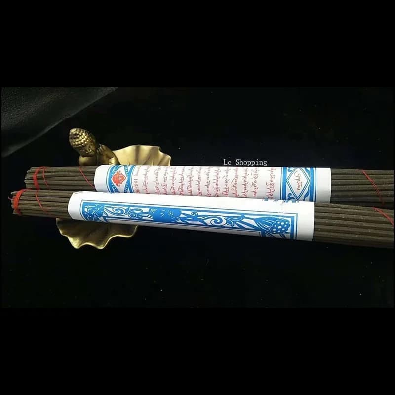 Tibetan Natural Handmade Incense Stick Worship Buddha in Temples Meditation Indoor Air Purification Calm The Mind Joss Stick