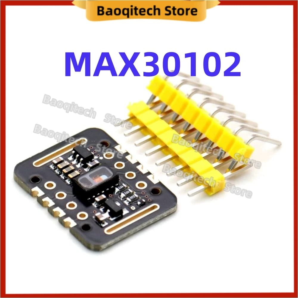 Modulo Sensore di Frequenza Cardiaca MAX30102 (1-4 Pezzi) per Rilevamento Pulsazioni e Test Concentrazione Ossigeno nel Sangue per Arduino STM32 a Bassissimo Consumo Energetico