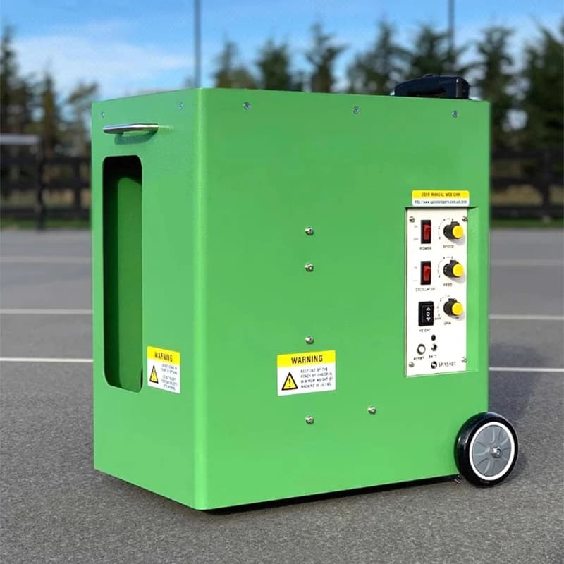 Macchina per palline da tennis Macchina per palline con batteria incorporata, essenziale per trai