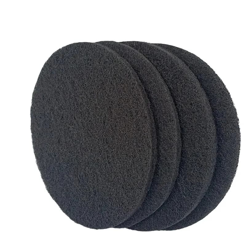 AS94-8PCS 7.25Inch Compost Bin Charcoal Filter Replacements, Round Black