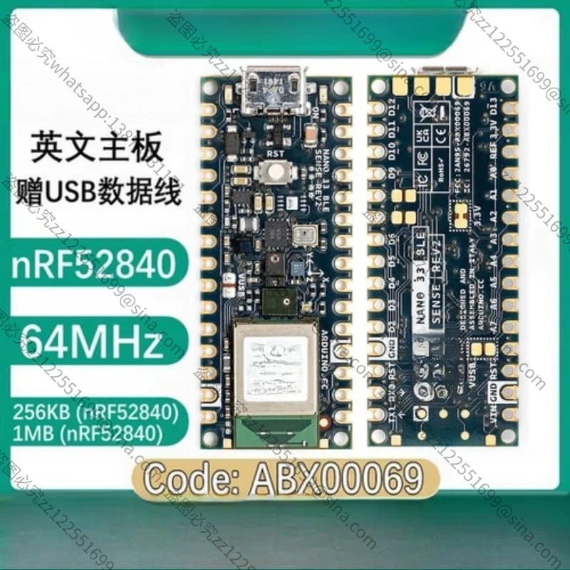 ARDUINO NANO 33 BLE SENSO REV2 ABX00069 NRF52840