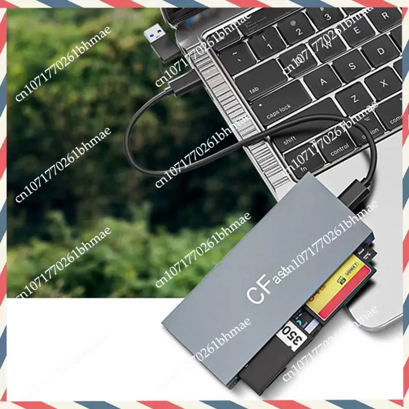 -A21Z 6 carte allo stesso tempo Leggi CF/MS/SD/TF/XD/Cfast Lettore di schede per fotocamera Lettore di schede di memoria per tablet per telefono cellulare