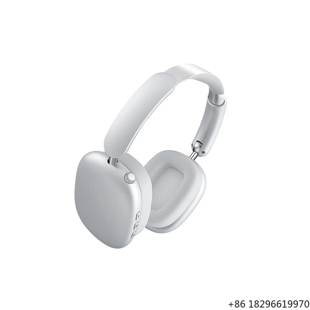 Cuffie Wireless Over-Ear HiFi Stereo 3D con Cancellazione del Rumore ANC, Leggere e Pieghevoli per Sport, Viaggi e Gaming