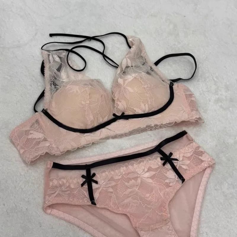 Reggiseno francese di tendenza senza ferretto in pizzo push-up per seni piccoli, confortevole e sexy per tutti i giorni, taglie S-XL.