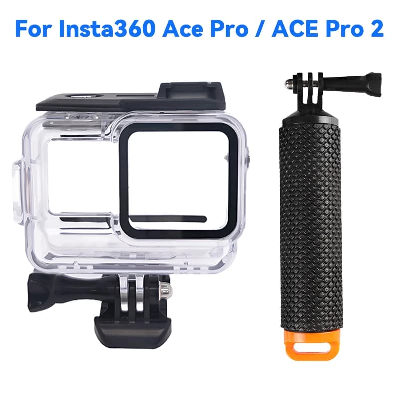 Waterproof Case Cover for Insta360 ACE Pro / Pro 2 Protective Shell Snorkeling Diving Camera Accessories