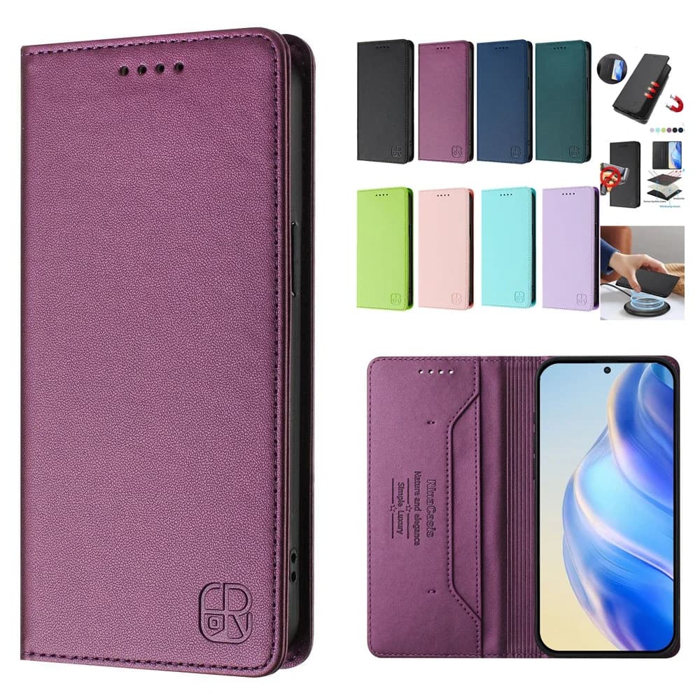 Wallet With Card Slot Kickstand Magnetic Flip Leather Case For Nothing 2A 3A Pro CMF Phone 1