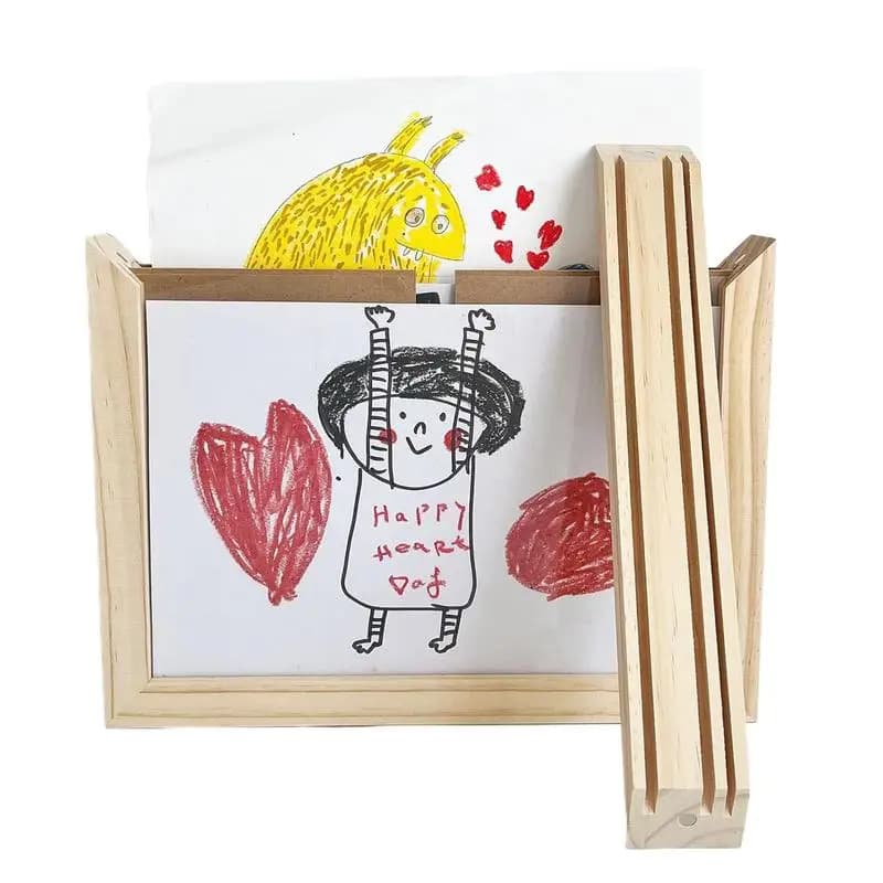 Wooden children's artistic design frame made of 100% solid wood Frames for display of images for interchangeable children for walls Home decoration