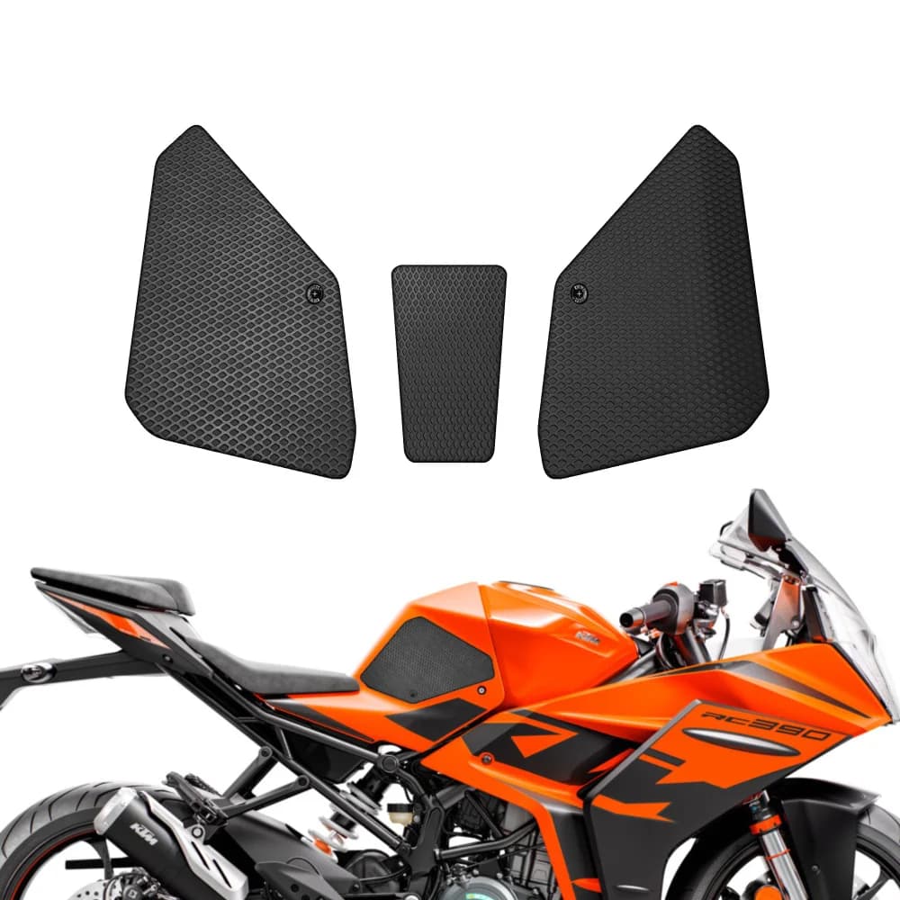 Protezione della presa del ginocchio del Gas dell'autoadesivo antiscivolo del cuscinetto di trazione del serbatoio del motociclo per KTM RC390 2021 2022 2023