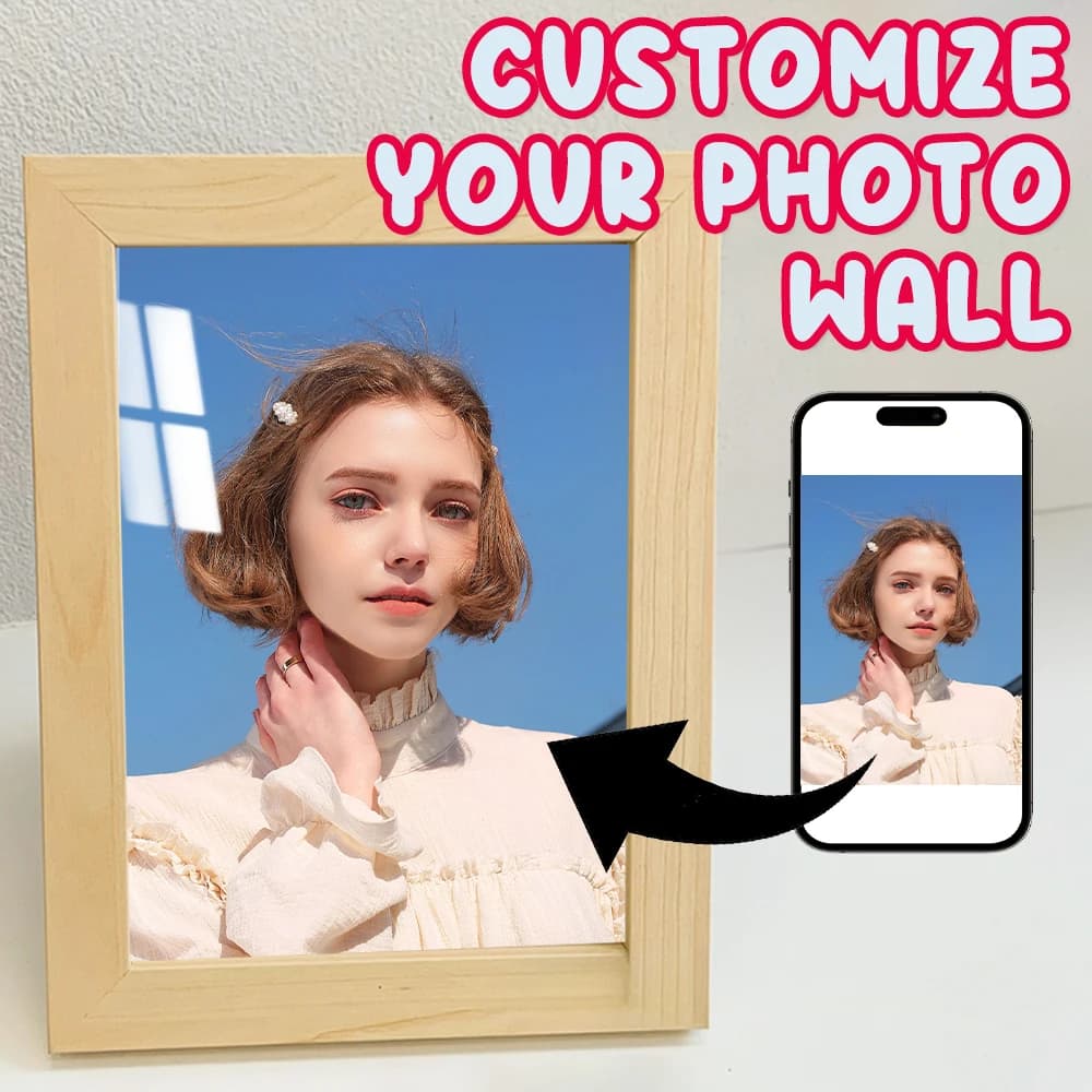 Cornice per foto con immagine personalizzata da 1 pezzo, cornici personalizzate per la tua immagine per regalo, opzioni di dimensioni multiple, arte della parete, decorazione della stanza