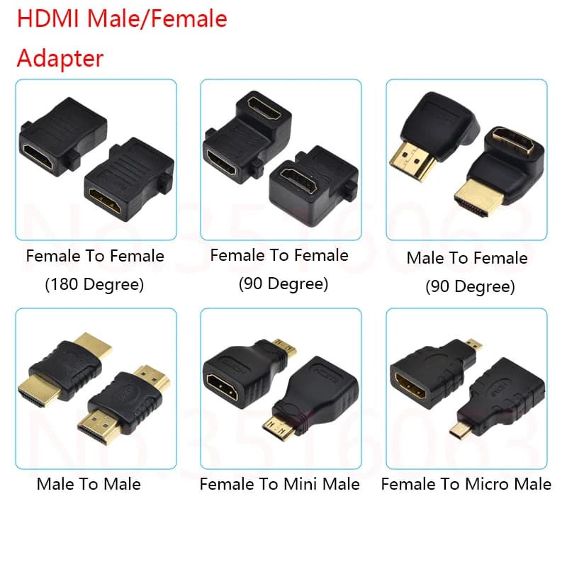 Estensore Hdmi/Mini Hdmi/Micro Hdmi da femmina a femmina/maschio a femmina/maschio a maschio/adattatore di estensione convertitore per cavo TV portatile