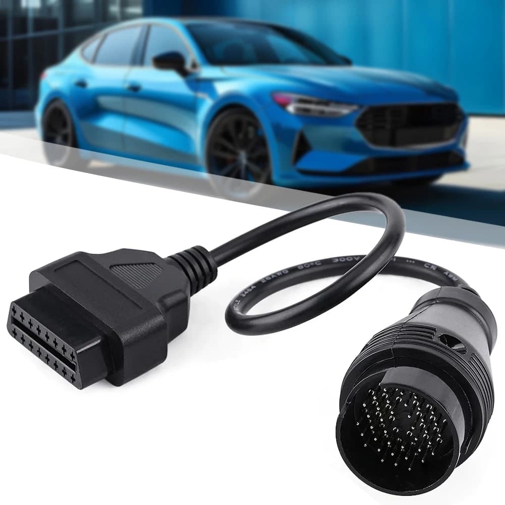 Cavo adattatore OBD2 Connettore da 38 pin a 16 pin per accessori auto compatibili con Mercedes-Benz