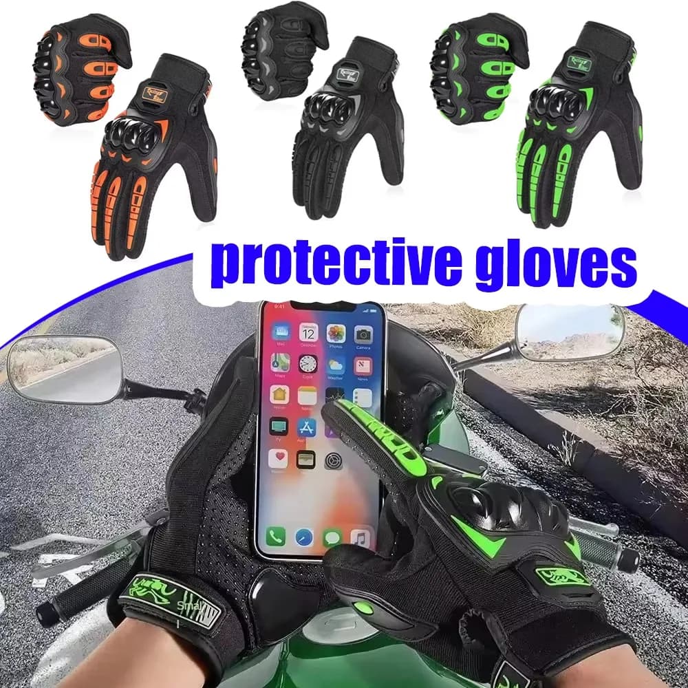 Motorcycle Gloves Summer Riding Breathable Gloves Hard Knuckle Touchscreen Motorbike Gloves Tactical Gloves For Dirt Bike Moto