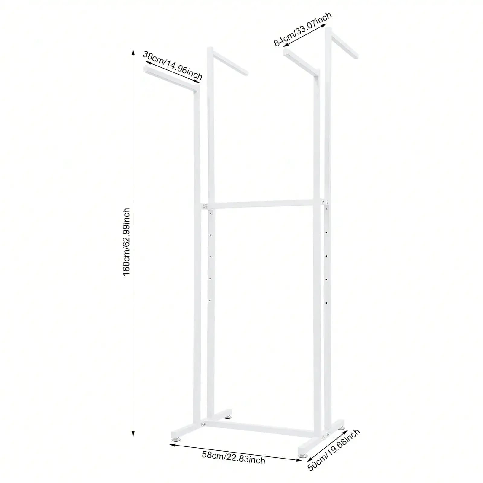 Clothes rack, coat hangers, self-supporting hangers for bedrooms, laundry room, boutique shops, hangers, bags, scarves