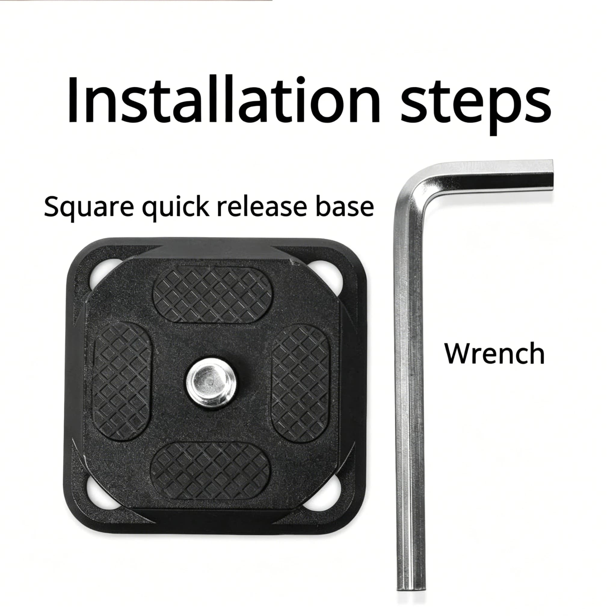 Piastra a Sgancio Rapido Universale per Tracolla Fotografica, Treppiede, Stabilizzatore Gimbal, Base Portatile per Accessori Fotografici