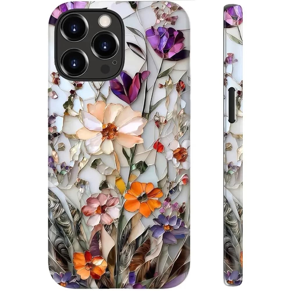 Custodia per iPhone 16 Pro Max Carina - Compatibile con Ricarica Wireless - Guscio Rigido a Doppio Strato + Cover in Silicone - Protezione Estetica
