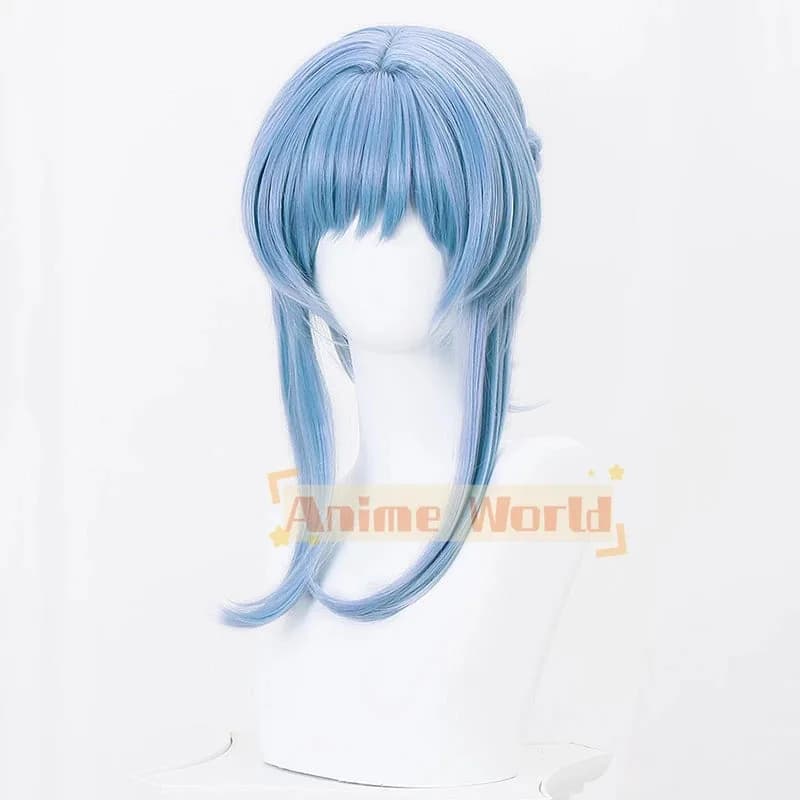 2025 11 Goddess of Victory: Nikke Helm Aquamarine Swimsuit Cosplay Wig