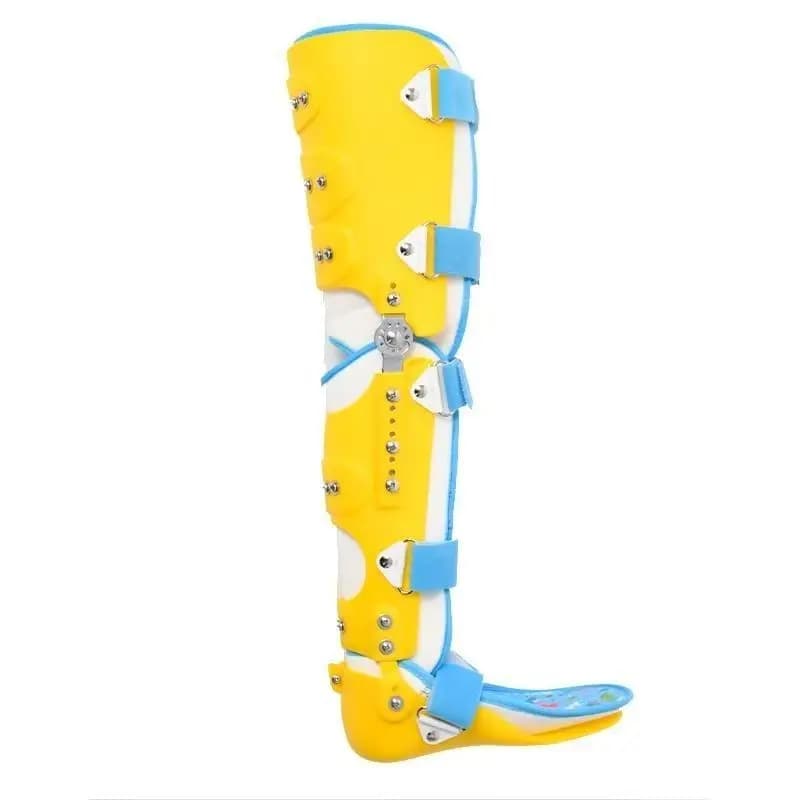 Adjustable Pediatric Knee Ankle Foot Brace Child Leg Support Orthosis Thigh Calf Fixation Joint Contracture Correction Splint