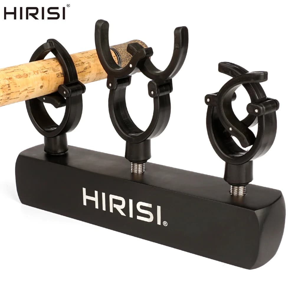 Hirisi AC148 Anti-off rod clamp Adjustable fishing rod support with secure locking for bank sticks/ buzz bars/cabins