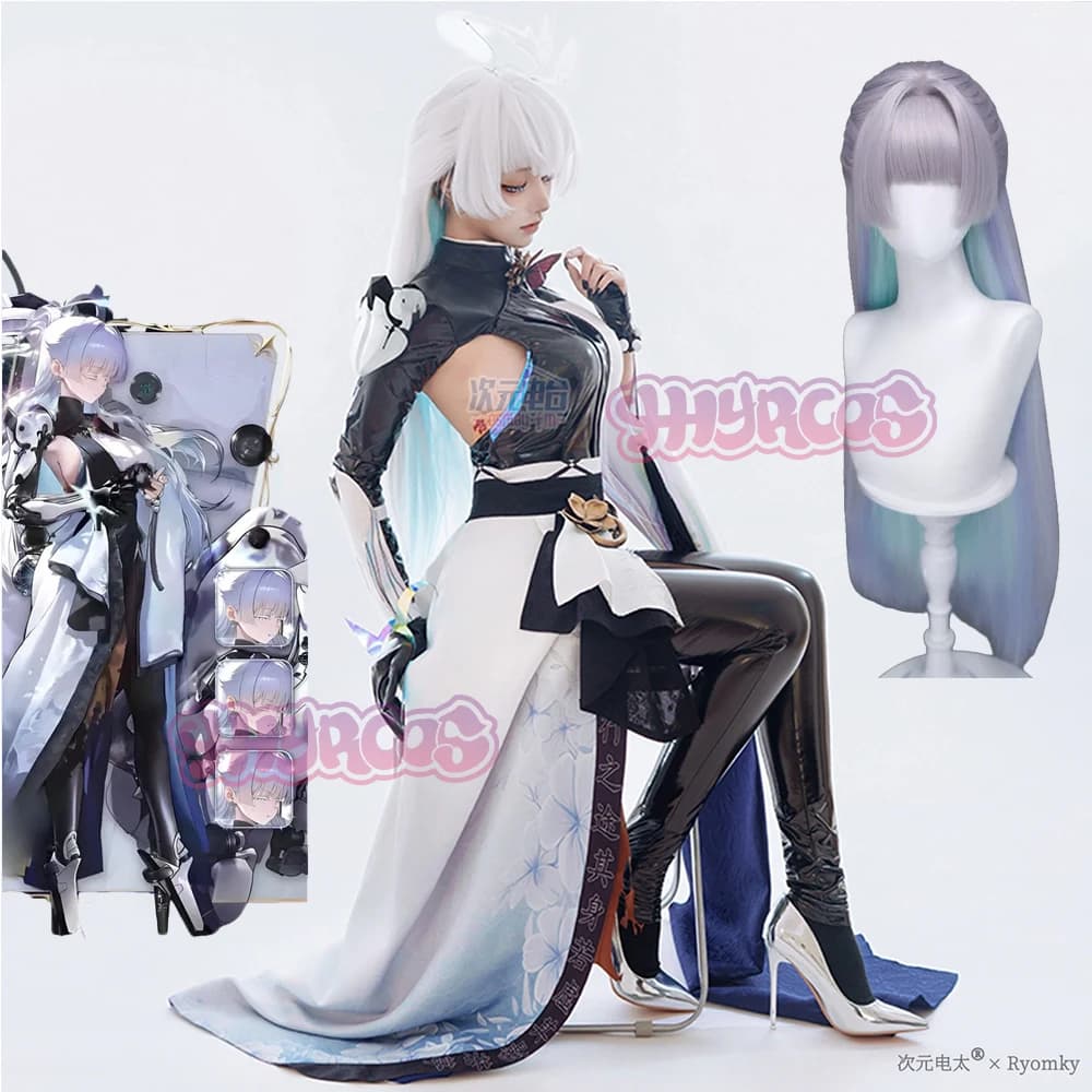 Anime Nayuta Cosplay Costume Wigs Shoe Earrings Shoe Women Men Uniform Halloween Cosplay Costume Headwear Accessories Nayuta