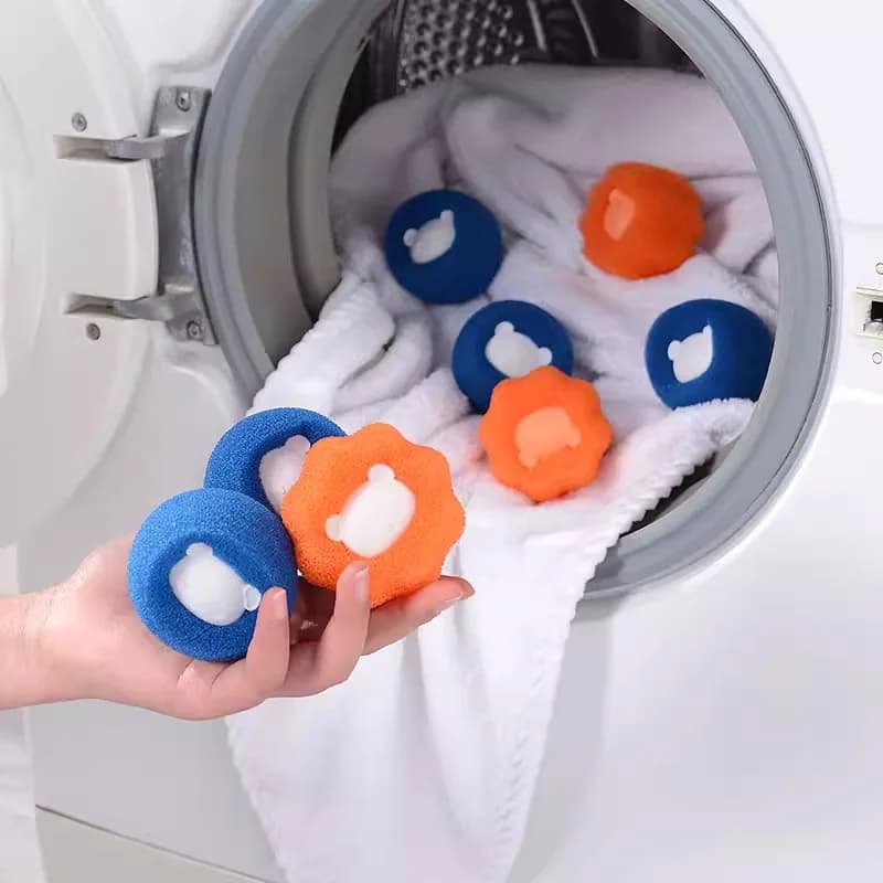 3 pcs removal magic lanugine ball washing clothes filter anti-pelucchi tube cleaning machine hair absorption device filter ball
