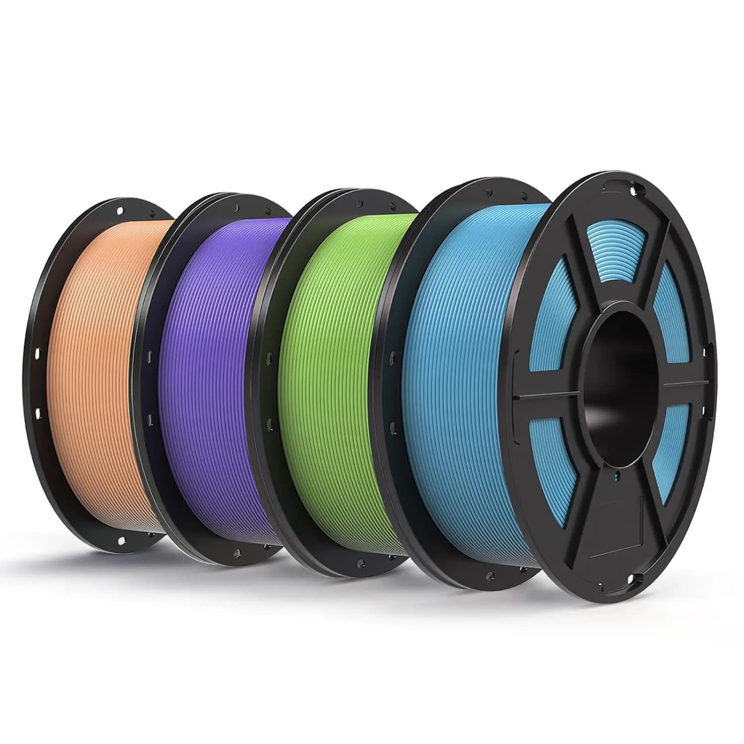 Filamento PLA ad Alta Precisione per Stampanti 3D, 1.75mm +/-0.02mm di Tolleranza, 4KG con Colori Vivaci per Stampa Fluida
