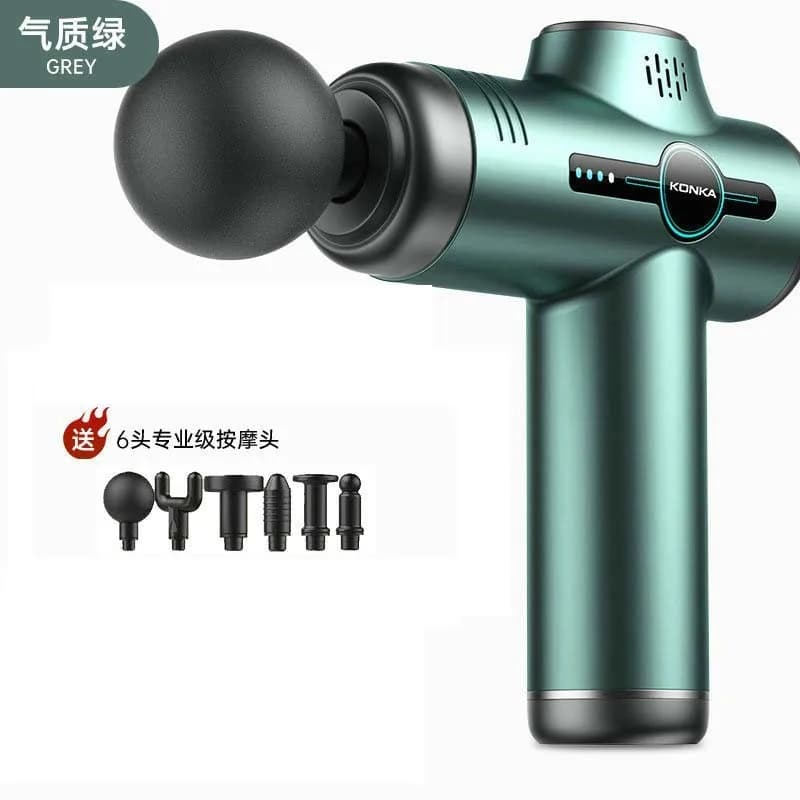 Mini massage gun electric shock muscle relaxation vibration fitness massager for body neck back woman gun for travel band at home