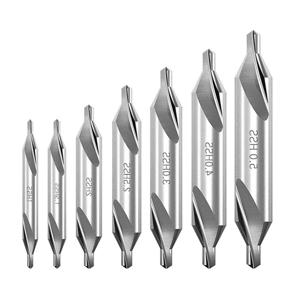 7-piece HSS Precision Drill Set for Fast and Accurate Hole Positioning, Electric Tool Accessory