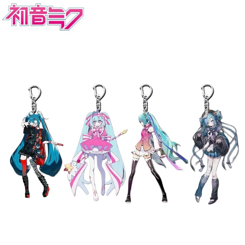 Nuovo Portachiavi Peluche Hatsune Miku, Ciondolo per Borsa Morbido e Confortevole, Decorazione Kawaii, Regalo per Amici