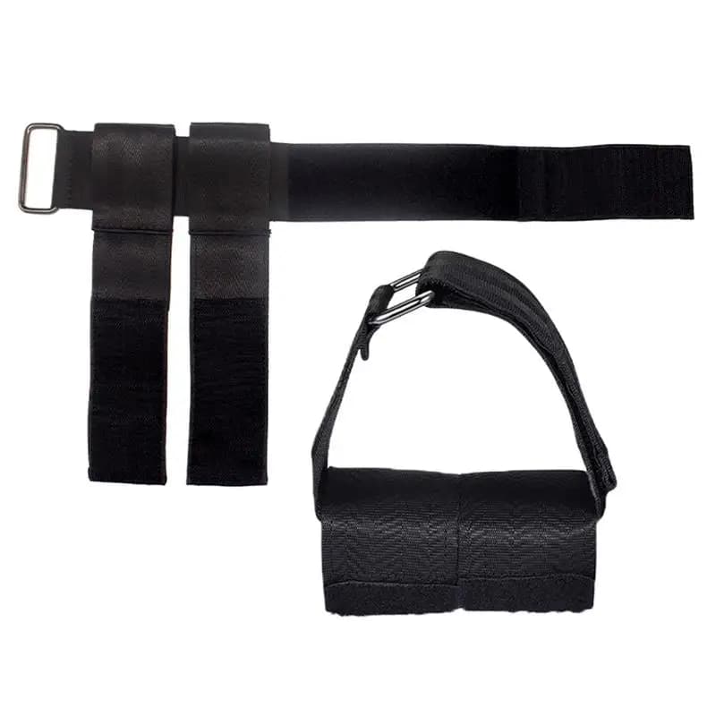 Ankle strap with handlebars 2X Adjustable weight support for lifting legs Gripping attachment Gym equipment for women and men