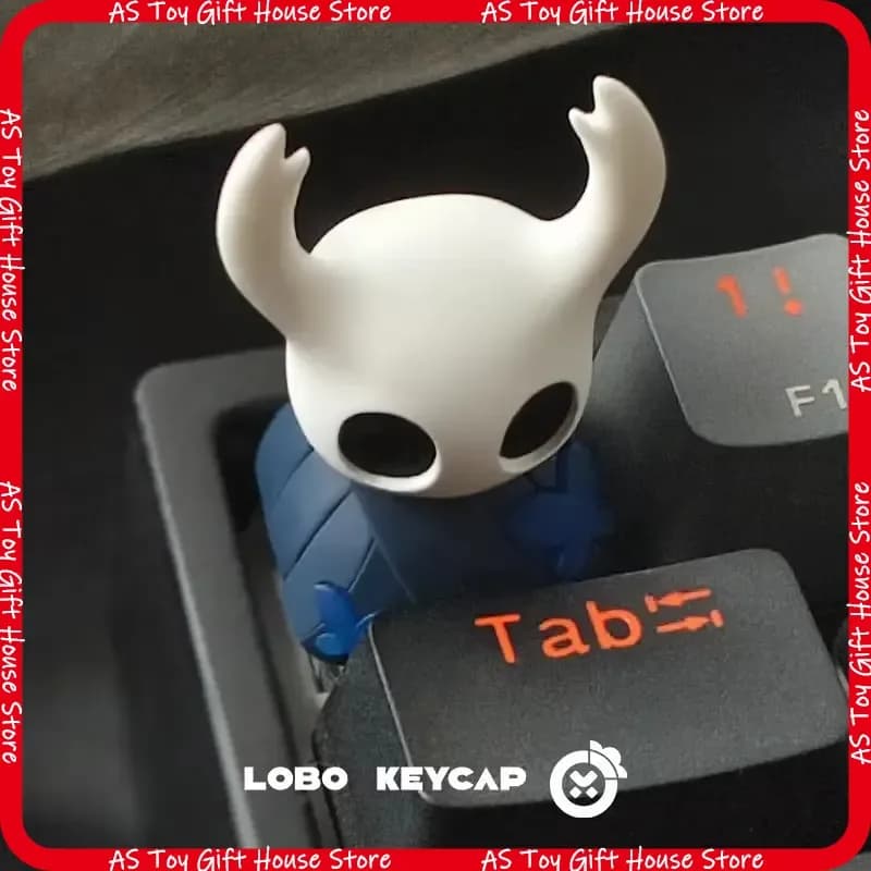 Lobo Hollow Knight Esc Keycap Light Transmission Resin Cute Personalized Game Character High End Mechanical Keyboard Gifts