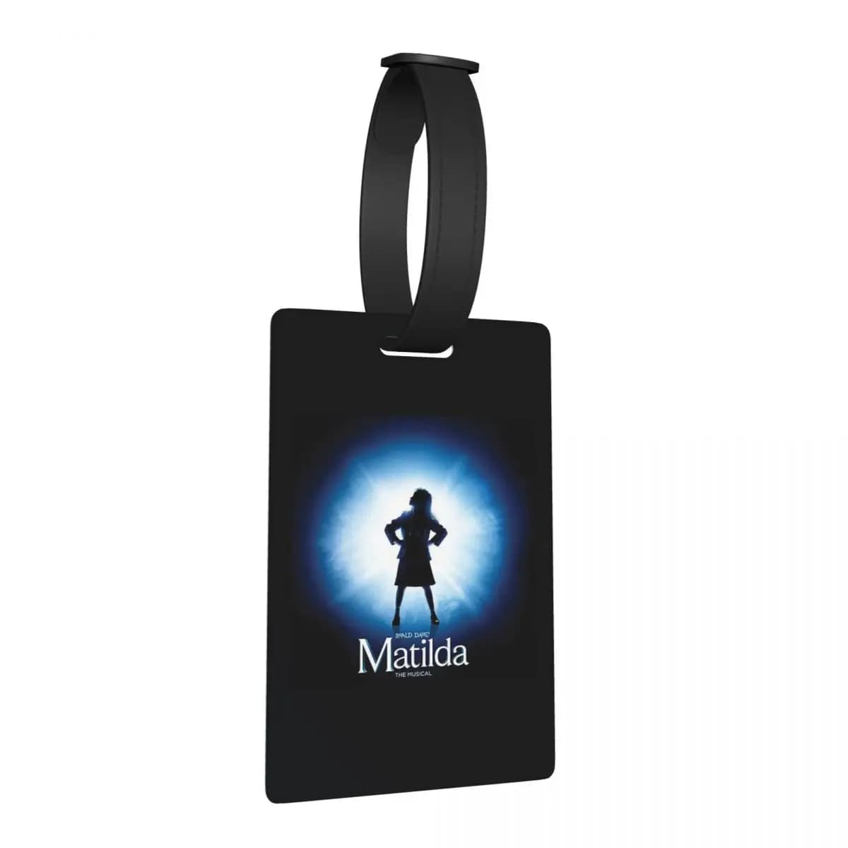Etichette per bagagli Roald Dahl Matilda The Musical, accessori per valigie, etichette per bagagli da viaggio, porta etichette per bagagli, porta ID, nome, indirizzo