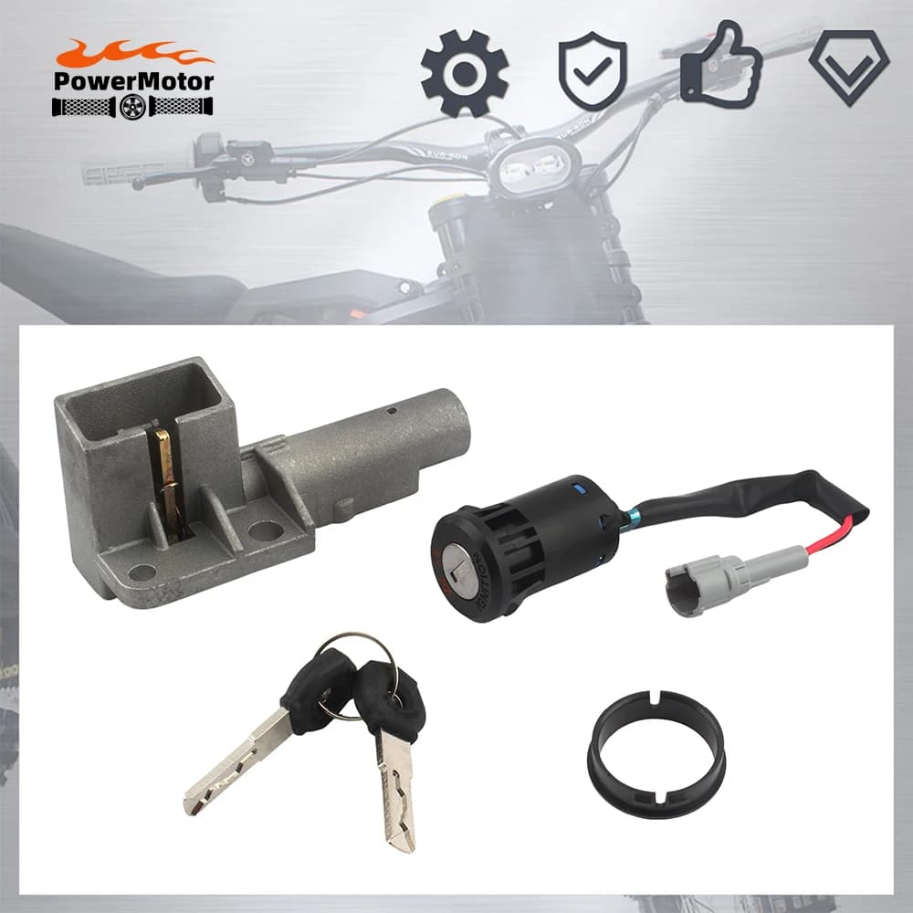 Per Surron Light Bee moto accensione interruttore serratura chiave Set per Segway X160 X260 parti Dirt Bike accessori bici elettrica