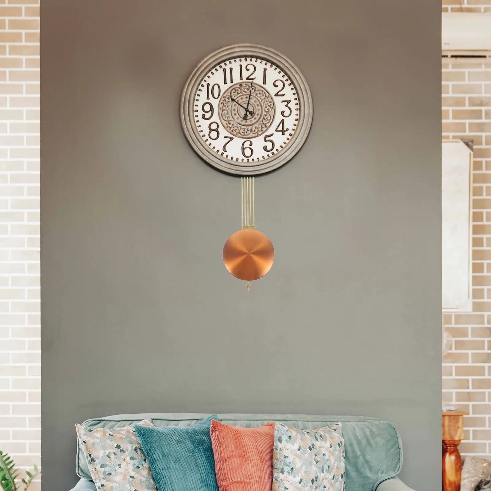 Wall Clock Replacement Pendulum, Metal Parts for Pendulum, Professional Structure, Easy DIY Assembling, Funny and Creative