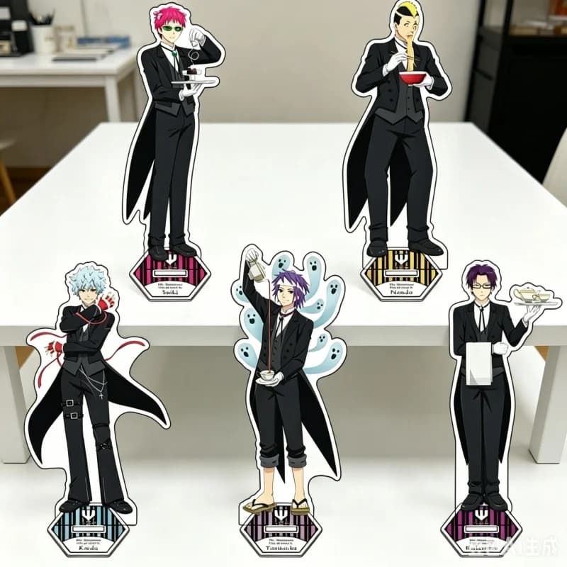 Anime The Disastrous Life of Saiki K. 15cm 2026 Model Product Acrylic Figure Stand Model Shun Kaidou Desk Decor Fan Gift Keychai