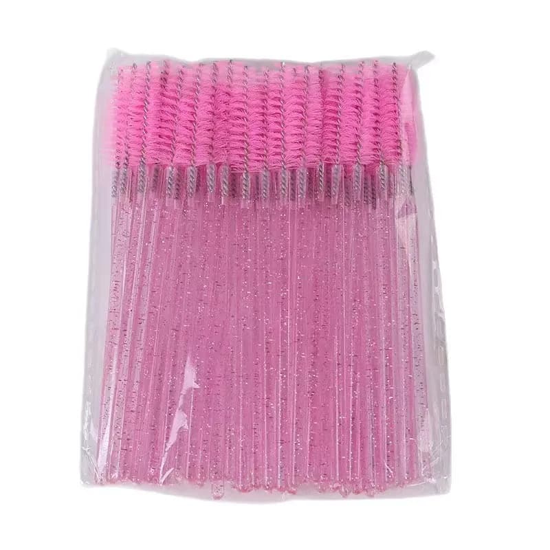 500/1000PCS Disposable Lip Brush Set For Eyelash Extension Wholesale Mascara Eyelashes Brushes Eyebrow Applicator Makeup Tool
