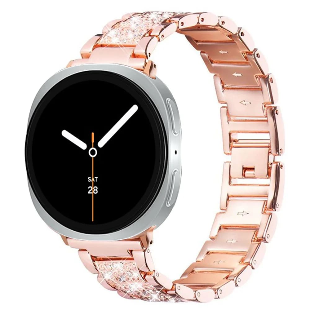 Per Samsung Galaxy Watch 8/8Classic Ultra Strap Brillante Bracciale con strass Orologio da polso 8 40/44mm 46/47MM Accessori per cinturini