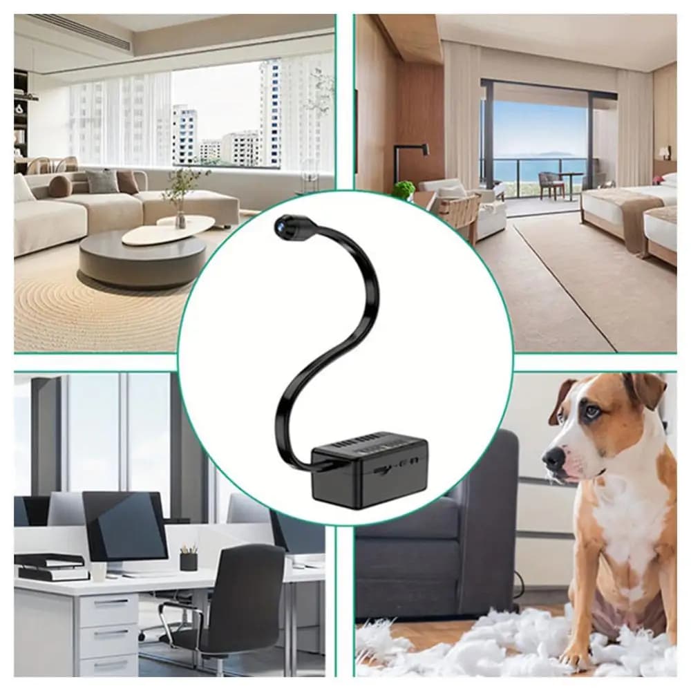 Mini Telecamera WiFi 1080P Wireless con Rilevamento di Movimento per Monitoraggio Bambini e Animali Domestici