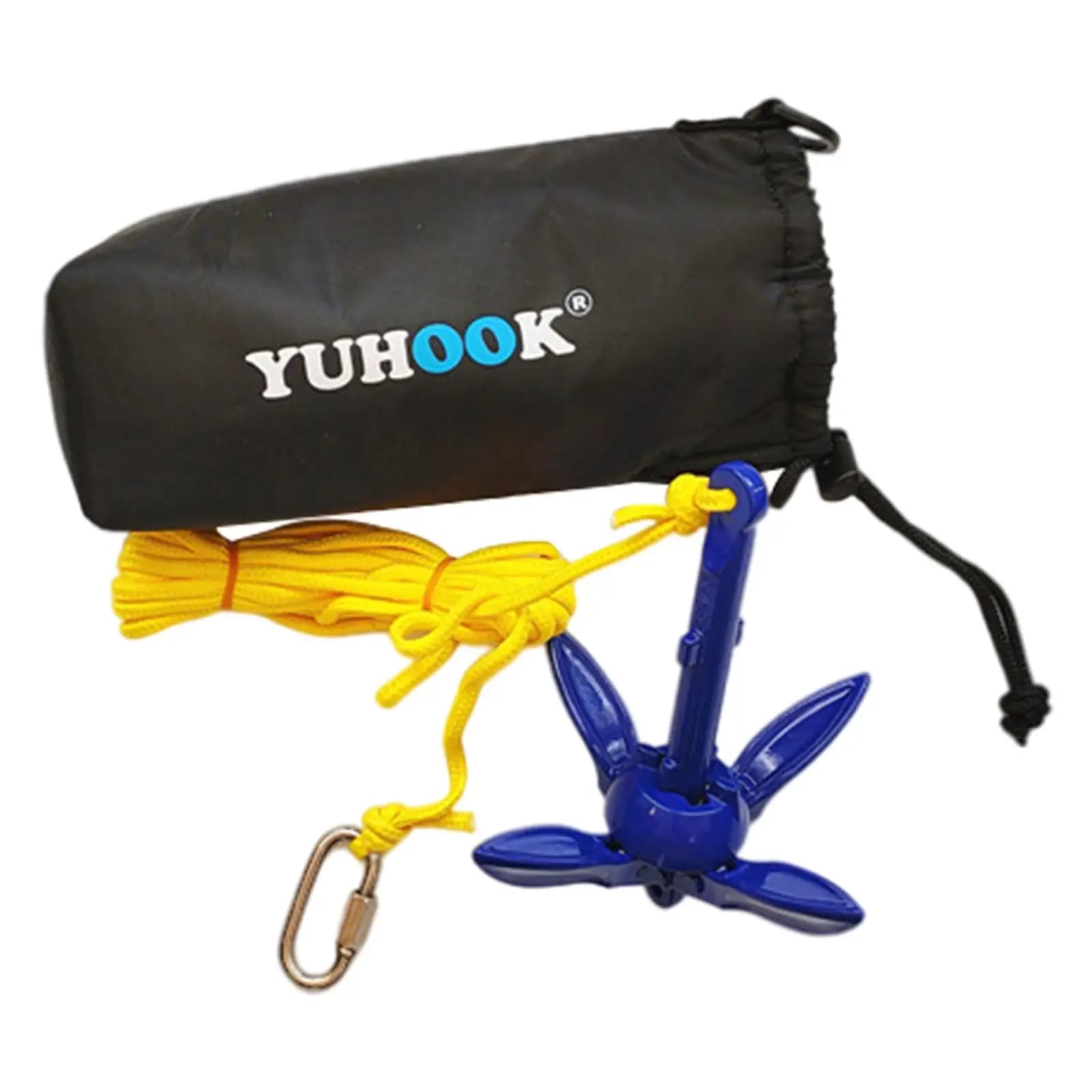 Kit di ancoraggio per kayak con corda da 16 piedi adatta per paddleboard Jet Ski Marine