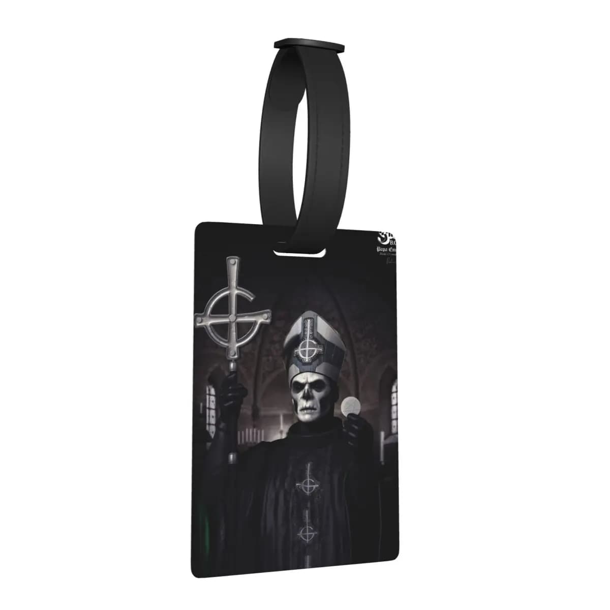 Etichette per bagagli Rock Band Ghost BC, accessori per valigie, etichetta per bagaglio da viaggio, porta etichette, identificativo, nome, indirizzo