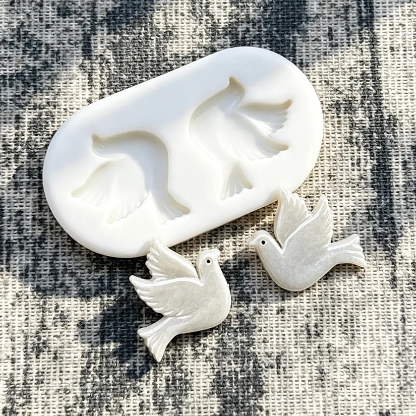 Dove Silicone Cake Baking Mold Sugarcraft Chocolate Cupcake Resin Tools Fondant Decorating Tools