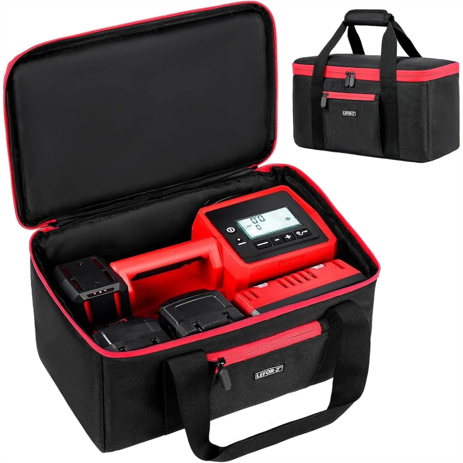Custodia per Compressore d'Aria Milwaukee M18 - Rivestimento Ispessito da 8mm, Stoccaggio Compatto, Protezione Durevole per Pneumatici